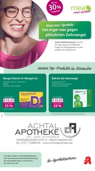 Aktueller mea - meine apotheke Prospekt (Baienfurt, 4 Seiten zum blättern mea - meine apotheke Prospekt Unsere Oktober-Angebote mit 4 Seiten