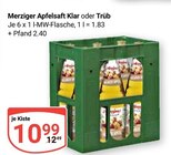 Klar im Angebot bei GLOBUS in Erftstadt Klar Angebote von Merziger bei GLOBUS Erftstadt für 10,99 €