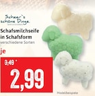 Schafsmilchseife in Schafsform im Angebot bei Kaufhaus Stolz in Flensburg Schafsmilchseife in Schafsform Angebote von Scheer`s schöne Dinge. bei Kaufhaus Stolz Flensburg für 2,99 €