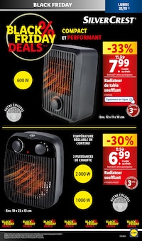 Promo Radiateur Soufflant dans le catalogue Lidl du moment à la page 71