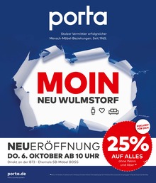 porta Möbel Prospekt für Hamburg mit 16 Seiten porta Möbel Prospekt für Hamburg: "NEUERÖFFNUNG", 16 Seiten, 05.10.2022 - 08.10.2022