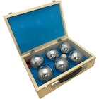 Mallette de pétanque en bois 6 boules - BULLIT en promo chez Carrefour Colmar à 19,99 €