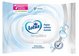 Papier hygiénique humide - LOTUS - Carrefour Papier hygiénique humide - LOTUS à 1,69 € dans le catalogue Carrefour