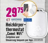 Heizkörperthermostat Comet WiFi im Angebot bei Hornbach in Delmenhorst Heizkörperthermostat Comet WiFi Angebote von Eurotronic Technology GmbH bei Hornbach Delmenhorst für 29,75 €