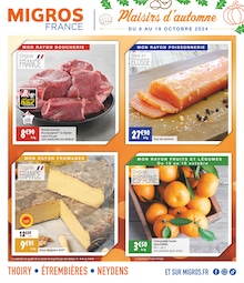 Prospectus Migros France à Annemasse, "Plaisirs d’automne", 8 pages, 08/10/2024 - 19/10/2024