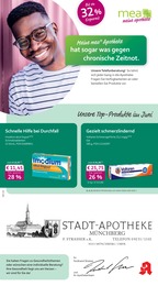 mea - meine apotheke Prospekt für Münchberg: "Unsere Juni-Angebote", 4 Seiten, 01.06.2026 - 30.06.2026