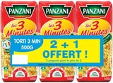 Pâtes cuisson rapide torti - Panzani dans le catalogue Intermarché