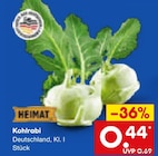 Kohlrabi im Angebot bei Netto Marken-Discount in Moers Kohlrabi Angebote von HEIMAT bei Netto Marken-Discount Moers für 0,44 €