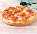 Pizza Chorizo Poivrons ou 4 Fromages ou Jambon Speck Mozzarella ou Chèvre Cendrée Tomates en promo chez Super U Orléans à 3,75 €