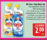 Total Aktiv Gel im Angebot bei Marktkauf in Schweinfurt Total Aktiv Gel Angebote von WC Ente bei Marktkauf Schweinfurt für 2,00 €