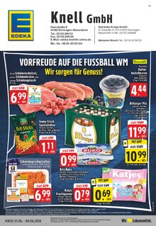 EDEKA Prospekt der Woche "Aktuelle Angebote" Seite 1, 01.06.2026 bis 06.06.2026 für Dormagen Aktueller EDEKA Prospekt "Aktuelle Angebote" Seite 1 von 26 Seiten für Dormagen