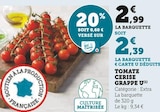 Tomate cerise grappe - U en promo chez Super U Tomate cerise grappe - U dans le catalogue Super U