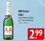 Sekt im Angebot bei famila Nordost in Neustadt Sekt Angebote von MM Extra bei famila Nordost Neustadt für 2,99 €