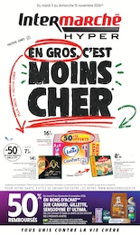 Prospectus Intermarché Hyper à Besançon, "EN GROS, C'EST MOINS CHER", 52 pages, 03/11/2026 - 15/11/2026