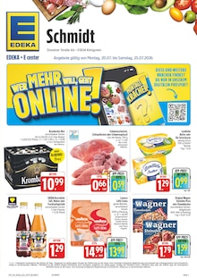 EDEKA Königstein Prospekt der aktuellen Woche, gültig von 20.07.2026 bis 25.07.2026 Aktueller EDEKA Königstein Prospekt "Wir lieben Lebensmittel!" mit 38 Seiten