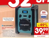 Akku Baustellenradio BSR20 von Blaupunkt im aktuellen Netto Marken-Discount Prospekt für 39,99 €