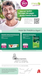 mea - meine apotheke Prospekt für Schliengen mit 4 Seiten mea - meine apotheke Prospekt für Schliengen: "Unsere August-Angebote", 4 Seiten, 01.08.2026 - 31.08.2026