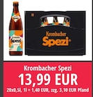 Spezi Angebote von Krombacher bei Nuck Getränke Dresden für 13,99 €