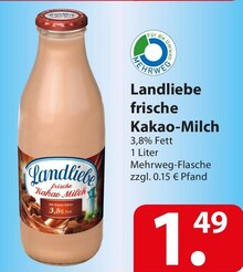 Frische Kakao-Milch bei famila Nordost in Bad Salzuflen Frische Kakao-Milch im Angebot bei famila Nordost Bad Salzuflen für 1,49 €