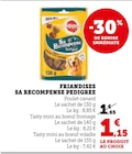 Friandises Sa Recompense - Pedigree - Super U à Saint-Nazaire Friandises Sa Recompense - Pedigree en promo chez Super U Saint-Nazaire à 1,15 €