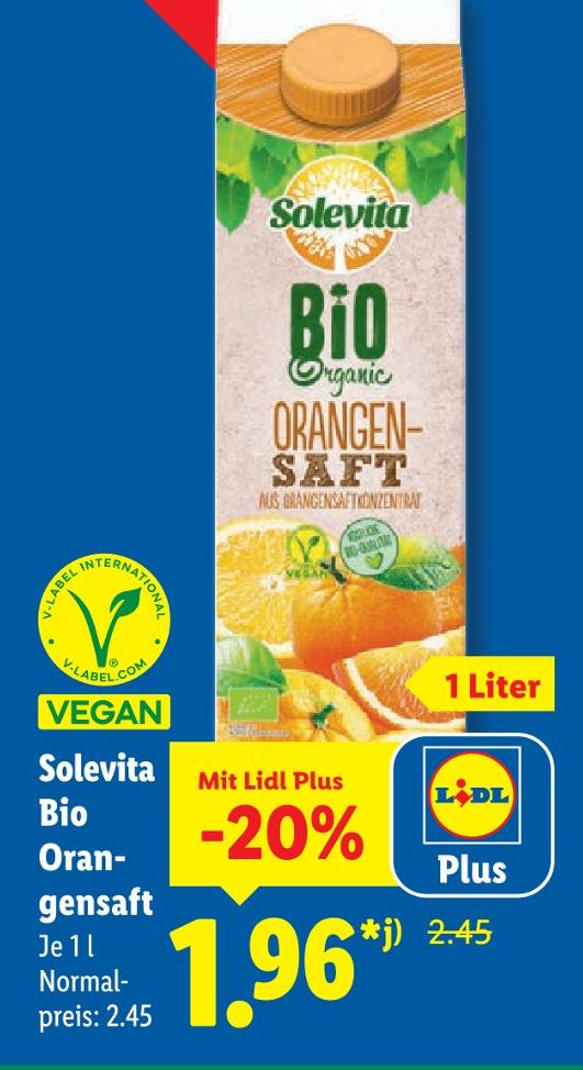 Bio Orangensaft