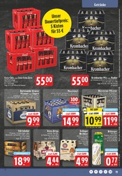 Bier im EDEKA Prospekt in Oelde Aktueller EDEKA Prospekt mit Bier, "Aktuelle Angebote", Seite 19