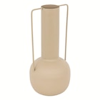 Vase Sylvain métal lin H.29,5cm en promo chez Maxi Bazar Tourcoing à 12,99 €