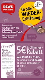 REWE Prospekt für Potsdam mit 36 Seiten REWE Prospekt "Dein Markt" für Potsdam, 36 Seiten, 27.07.2026 - 01.08.2026