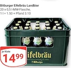 Eifelbräu Landbier Angebote von Bitburger bei GLOBUS Trier für 14,99 €