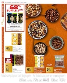 Promo Pistaches dans le catalogue Carrefour du moment à la page 28