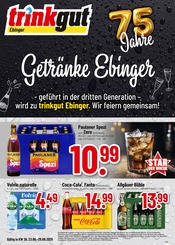 Aktueller Trinkgut Getränkemarkt Prospekt in Benningen und Umgebung, "Aktuelle Angebote" mit 8 Seiten, 23.06.2025 - 28.06.2025