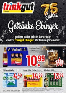 Trinkgut Großbottwar Prospekt der aktuellen Woche, gültig von 23.06.2025 bis 28.06.2025 Aktueller Trinkgut Großbottwar Prospekt "Aktuelle Angebote" mit 8 Seiten
