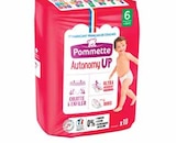 Couche culotte autonomy up taille 6 +16kg x18 - POMMETTE - Intermarché à Aurillac Couche culotte autonomy up taille 6 +16kg x18 - POMMETTE en promo chez Intermarché Aurillac à 3,81 €