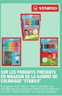 50% avec la carte Ticket E.LECLERC' Sur les produits présents en magasin de la gamme de coloriage STABILO - STABILO - E.Leclerc 50% avec la carte Ticket E.LECLERC' Sur les produits présents en magasin de la gamme de coloriage STABILO - STABILO dans le catalogue E.Leclerc