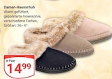 Damen-Hausschuh Angebote bei GLOBUS Leipzig für 14,99 €