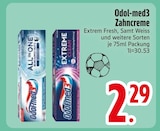 Drogerie im EDEKA Prospekt Zahncreme von Odol-med3 im aktuellen EDEKA Prospekt für 2,29 €