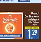 Der Markenzwieback von Brandt im aktuellen EDEKA Prospekt für 1,29 €