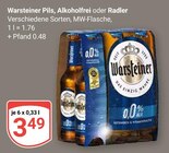Aktuelle Warsteiner Angebote bei GLOBUS in Kerpen (Kolpingstadt) Aktuelles Pils, Alkoholfrei oder Radler Angebot bei GLOBUS in Kerpen (Kolpingstadt) ab 3,49 €