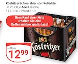 Schwarzbier im Angebot bei GLOBUS in Koblenz Schwarzbier Angebote von Köstritzer bei GLOBUS Koblenz für 12,99 €