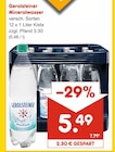 Mineralwasser im Angebot bei Netto Marken-Discount in Aschaffenburg Mineralwasser Angebote von Gerolsteiner bei Netto Marken-Discount Aschaffenburg für 5,49 €