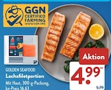 Lachsfiletportion im ALDI SÜD Prospekt Lachsfiletportion von Golden Seafood im aktuellen ALDI SÜD Prospekt für 4,99 €