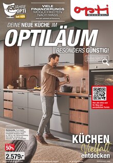 Küchenmöbel im Opti-Wohnwelt Prospekt "Optiläumsküchen" mit 42 Seiten (Bremen)