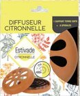 Diffuseur pour spirale avec recharges - ESTIVADE - Intermarché à Saumur Diffuseur pour spirale avec recharges - ESTIVADE en promo chez Intermarché Saumur à 4,29 €