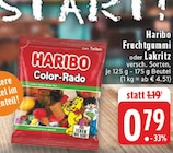 Fruchtgummi im Angebot bei EDEKA in Castrop-Rauxel Fruchtgummi Angebote von Haribo bei EDEKA Castrop-Rauxel für 0,79 €