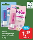Lippenpflege von bebe für 1,29 € bei budni im Angebot Lippenpflege von bebe im aktuellen budni Prospekt