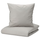 Bettwäsche-Set, 3-teilig grau/dunkelgrau 240x220/80x80 cm Angebote von STRANDTALL bei IKEA Euskirchen für 19,99 €