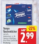 Taschentücher von Tempo für 2,99 € bei EDEKA im Angebot Taschentücher von Tempo im aktuellen EDEKA Prospekt