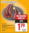Original bayerische Kabanos im E center Prospekt Original bayerische Kabanos von Houdek im aktuellen E center Prospekt für 1,79 €