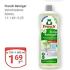 Reiniger Angebote von Frosch bei GLOBUS Krefeld für 1,69 €