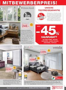 Kleiderschrank im Möbelzentrum Pforzheim Prospekt "DAS KANN NUR DER PREISBRECHER" mit 24 Seiten (Heilbronn)